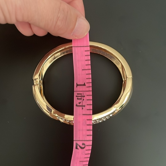 18K Gold Plated / Crystals Bangle- Women - Picture 7 of 7